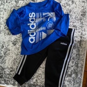 Adidas shirt and pants set